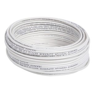 Alambre de cobre aislado Premium (H07V-U) 2,5 mm2 25 m Blanco