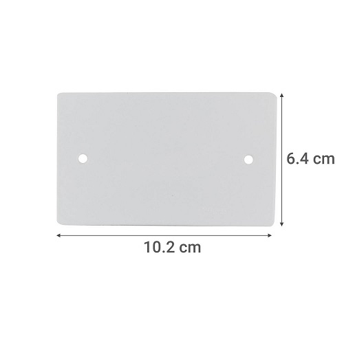 Tapa ciega 102x64 mm PVC