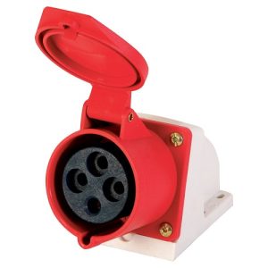 Tomacorriente industrial sobrepuesta 32 A  3P+T 380V IP44
