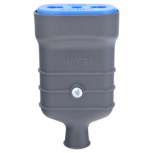 Enchufe hembra volante 2p+t 10 a 16 A Negro