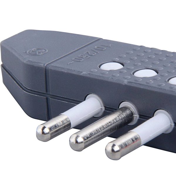 Enchufe macho volante 2p+t 10 A Negro - Imagen 3