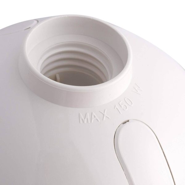 Base de plafón ovalado 150 W blanco - Imagen 4