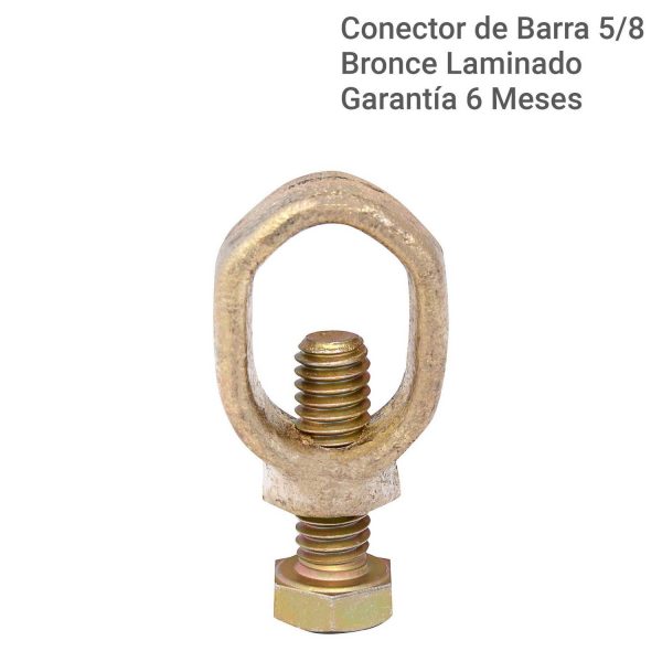 Conector de barra 5/8" bronce laminado - Imagen 4