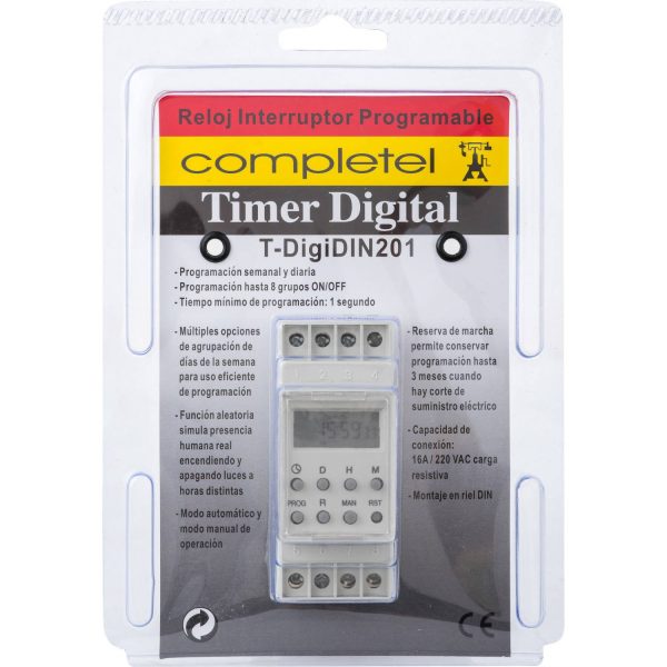 Timer digital riel DIN programable - Imagen 5