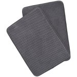 Set de pisos para baño espuma 2 piezas gris
