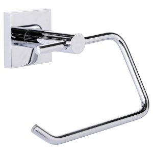 Portapapel cromo. Plateado