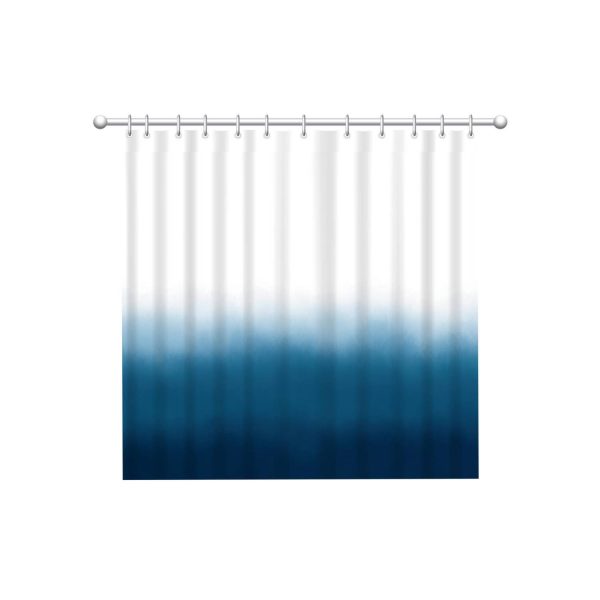 Cortina degrade azul rey 180x180 cm - Imagen 3