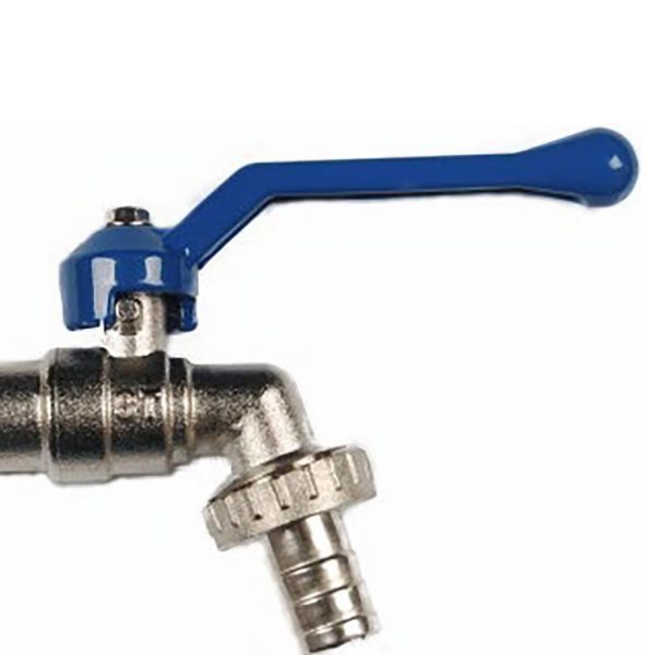 Llave de jardín bola HE 1/2 azul - Imagen 2