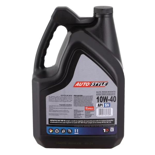 Lubricante para auto 3,78 litros - Imagen 3