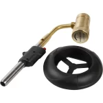 Soplete a gas Negro Dorado