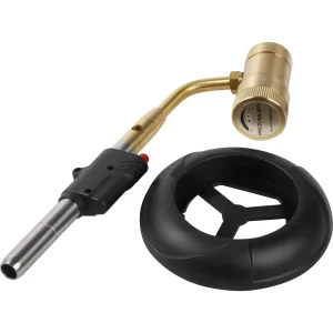 Soplete a gas Negro Dorado