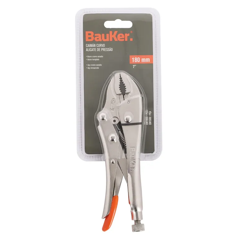 Caimán curvo 7" acero - Herramienta de precisión para carpintería