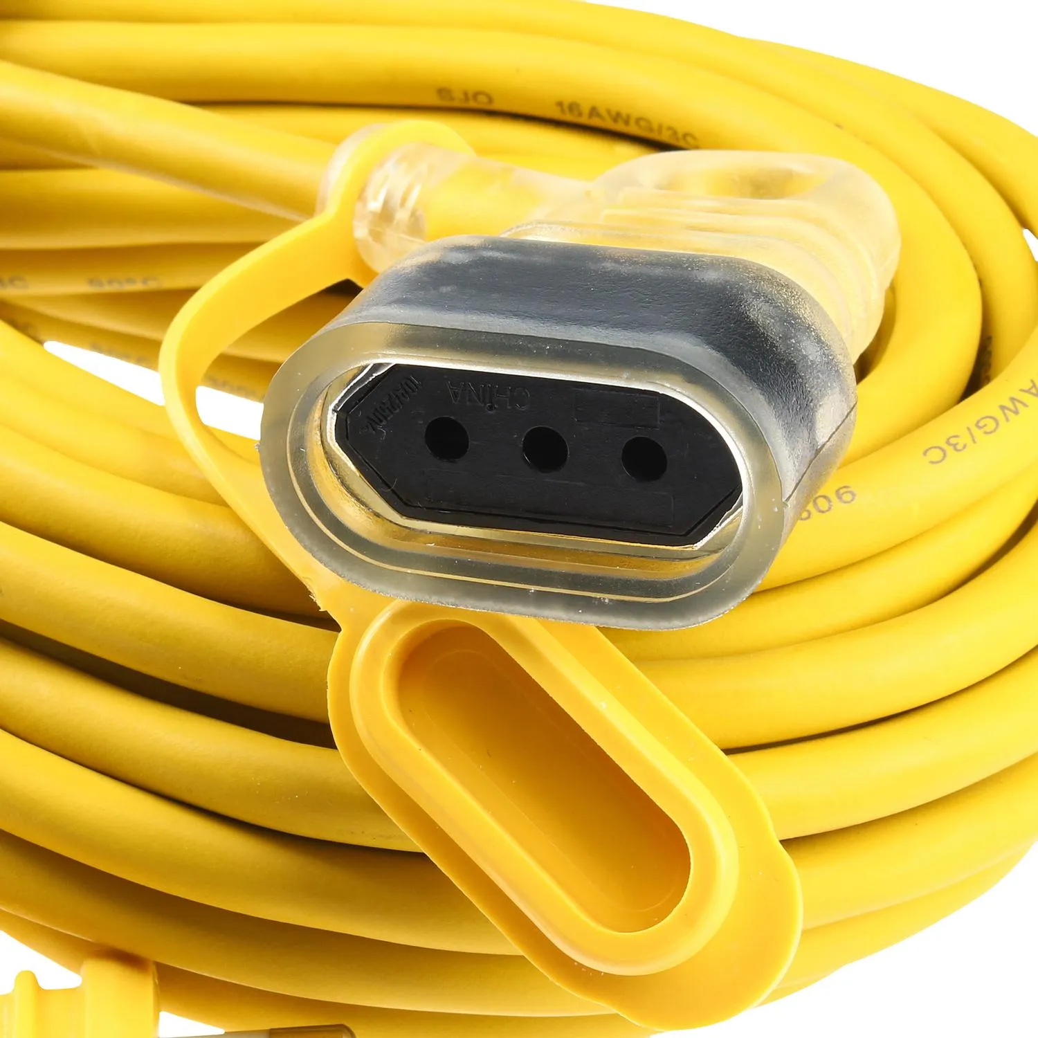 Extensión Eléctrica Profesional 1 Toma 20 m Amarillo - Imagen 3