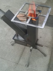 Estufas rocket de masa térmica construcción