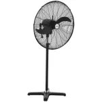 Ventilador de pedestal industrial 26" negro