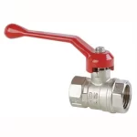 Válvula de paso 1 acero zincado para control de flujo de líquidos