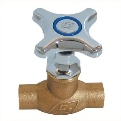 Llave de paso 1/2" SO SO metal para un control eficaz del flujo de agua