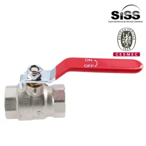 Válvula bola 3/4" HI metal para control de fluidos