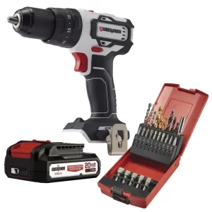 Taladro Percutor Inalámbrico 13 mm 20 V Brushless con accesorios