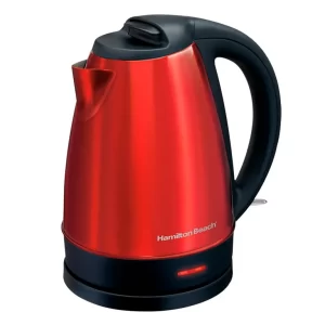 Hervidor 1.7 litros rojo HV-40987-CL para calentar agua rápidamente